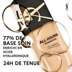 Yves Saint Laurent All Hours Fond De Teint Mat Lumineux 24h Haute Couvrance 32 Yves Saint Laurent All Hours Fond De Teint Mat Lumineux 24h Haute Couvrance -Kapao Boutique all hours fdt 12