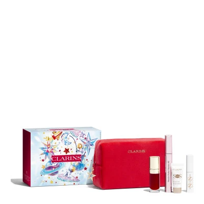 Clarins Coffret Lip Comfort Oil & Wonder Perfect Mascara 4D Coffret Maquillage 2 Clarins Coffret Lip Comfort Oil & Wonder Perfect Mascara 4D Coffret Maquillage – Image 2