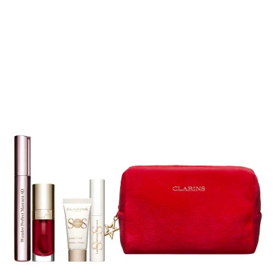 Clarins Coffret Lip Comfort Oil & Wonder Perfect Mascara 4D Coffret Maquillage 1 Clarins Coffret Lip Comfort Oil & Wonder Perfect Mascara 4D Coffret Maquillage