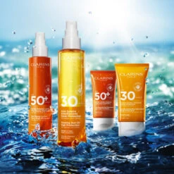 Clarins Huile Solaire Embellissante Haute Protection Corps SPF30 Huile Solaire Non Grasse, Non Collante -Kapao Boutique huile solaire embellissante haute protection corps spf30 3