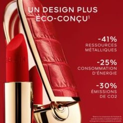 Guerlain Rouge G, L'écrin Bijou Double Miroir Le Rouge à Lèvres Soin Personnalisable -Kapao Boutique rouge g l ecrin bijou double miroir 9
