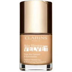Clarins Skin Illusion Velvet Fond De Teint Mat Naturel & Hydratation -Kapao Boutique sk illusion velvet 4
